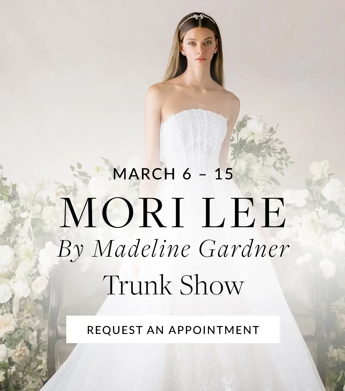 Morilee Trunk Show Mobile Banner