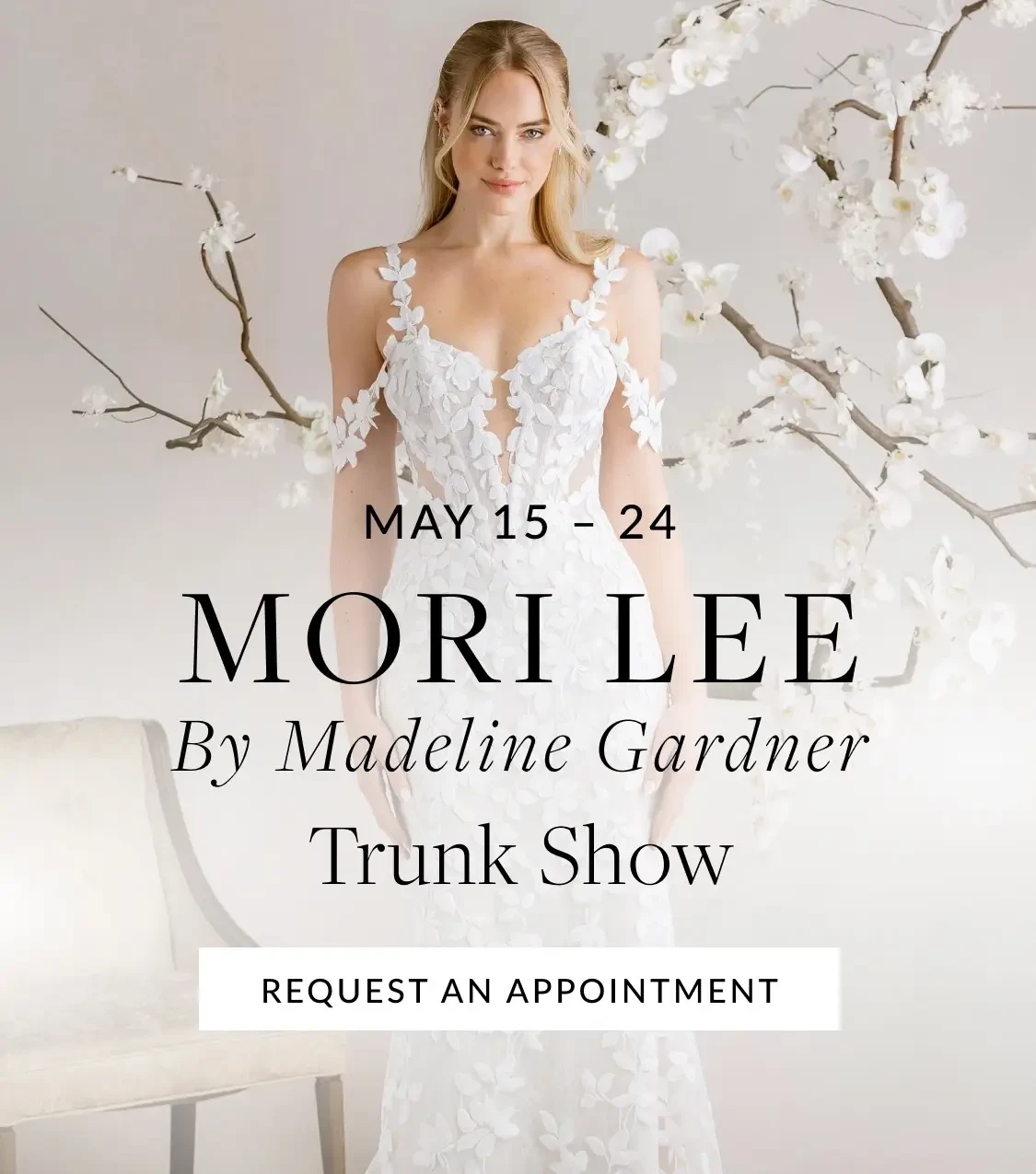 Morilee Trunk Show Mobile Banner